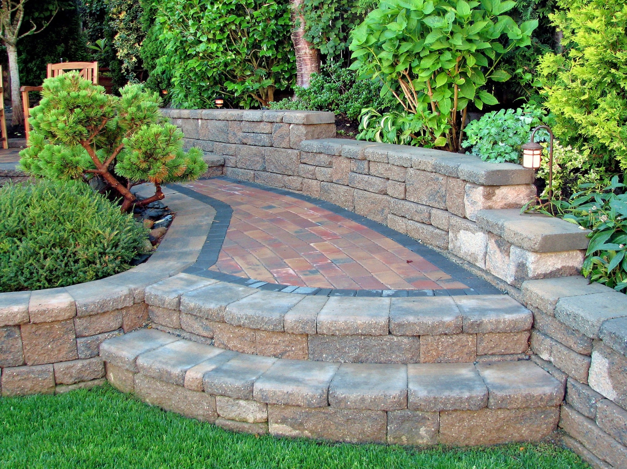 Terraced Stone Wall